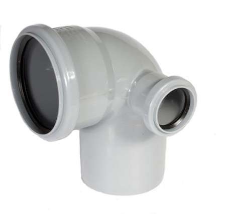 Отвод 110*90 с выходом 50 (правый)