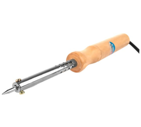 Электропаяльник 40ВТ, ДЕРЕВЯННАЯ рукоятка, СОЮЗ
