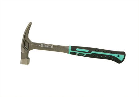 Молоток-гвоздодер, 800г. цельнокованный, пескостр. обраб. Sturm!