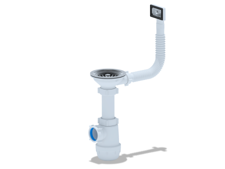 Сифон для мойки Ани Грот 3 с гибким переливом /10/ А0145S