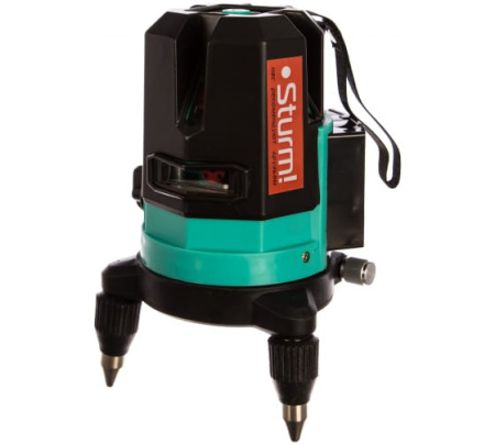 Уровень лазерный,5лучей,10mW,очки,зарядн.устр.,micro usb,доп.аккумулятор, Sturm!