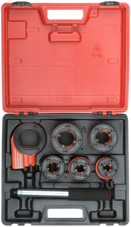 Клупп трубный черный, набор 5шт.(3/8-1/2-3/4-1-1/4) Фит 7005