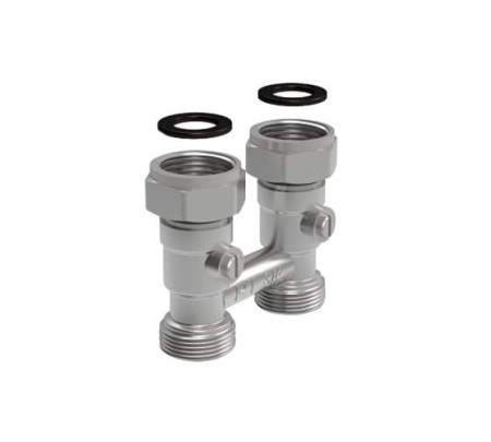 Узел нижнего подключения прямой для двухтрубных систем 3/4