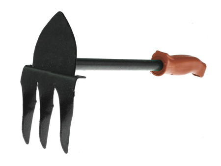 Мотыжка комбинированная, 3 зубая, с пластиковой рукояткой, (шт.)
