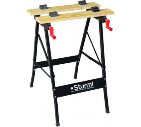 Верстак тиски, размер стола 605х240мм Sturm!