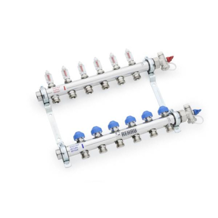 Распределительный коллектор RAUTHERM S HKV-D на 10 контуров нерж .сталь