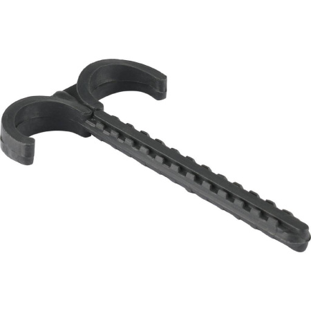 Дюбель-крюк двойной для труб Ду 32,длиной 80 мм.