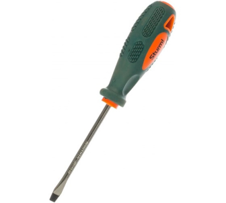 Отвертка шлицевая МАГНИТН. НАКОНЕЧН.,эргономич. ручка 6х100мм,Sturm!