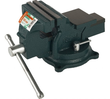 Тиски слесарные 100мм, ПОВОРОТНЫЕ УСИЛЕННЫЕ, Sturm!