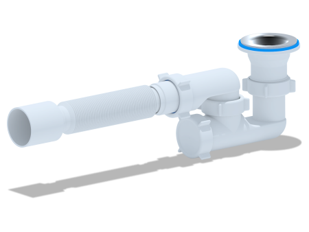 Сифон для душевого поддона 1 1/2*40 с г/т 40*50 /45/ E215