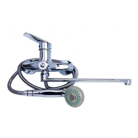 Смеситель для ванны AQUATTRO Q01-0501 одноруч, с плоск изливом 35 см, поворот перекл [1/10]