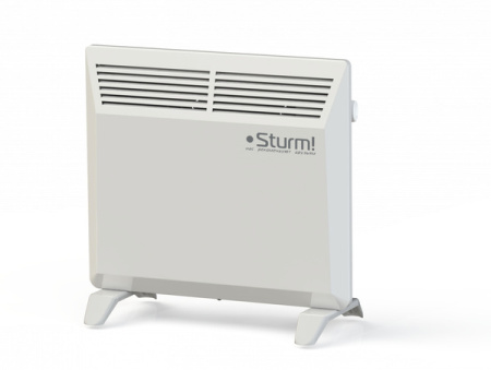 Конвектор Sturm!,1000Вт, ал наг эл-т X-shape,механ термост,напол,защ от перегр/опрокид