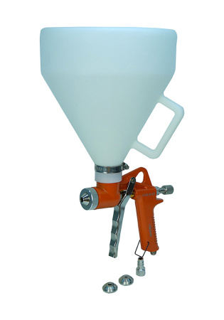 Краскопульт пневматический Sturm! картуш для штукат. бак 5л, d сопла 4,6,8мм